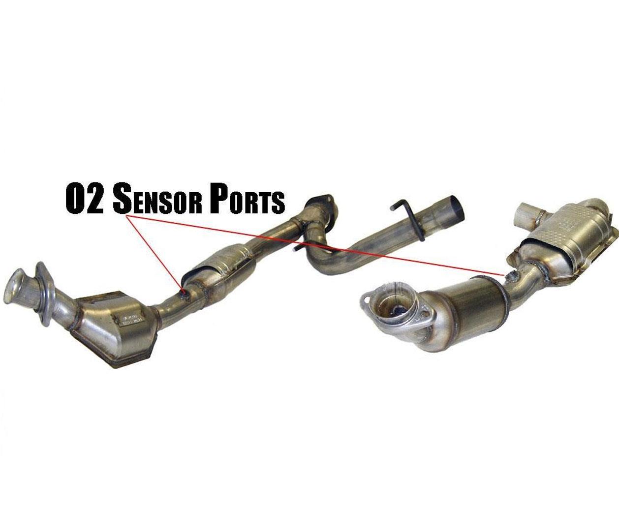Fits 03-04 Ford Expedition 5.4L 4 Wheel Drive L & R Y Pipe Catalytic Converter