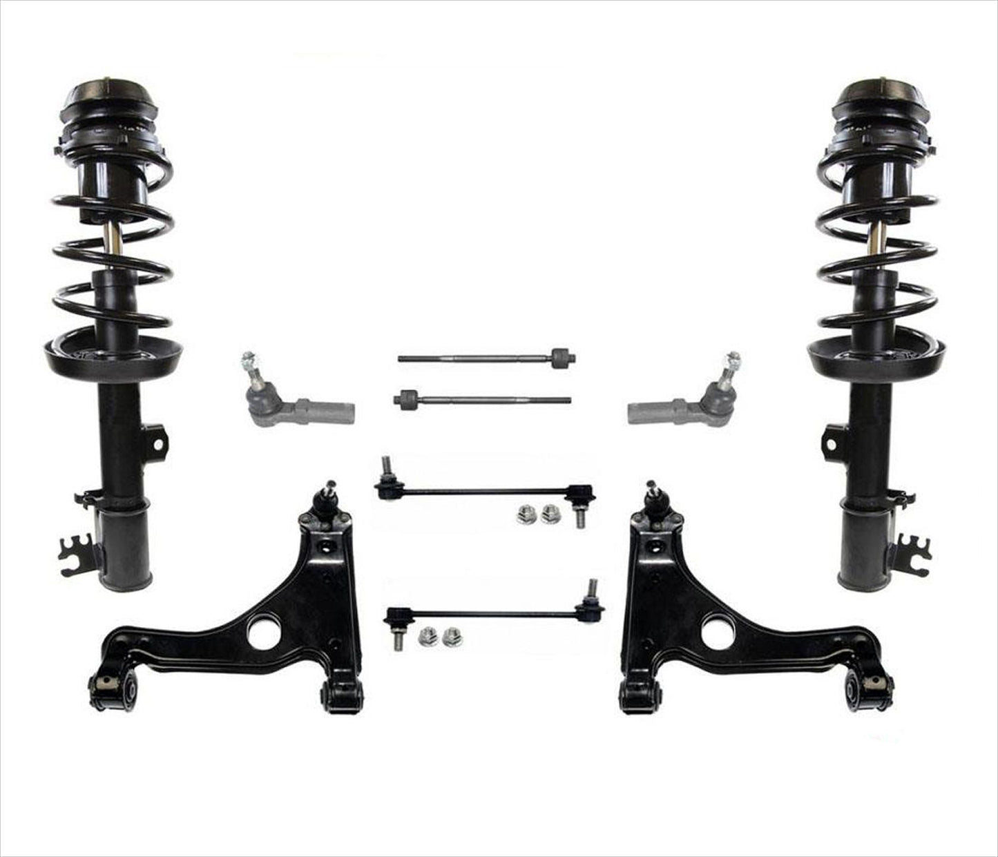 FRONT Complete Coil Spring Struts 2.2L 01-02 Saturn L100 2.2L 10Pc Kit