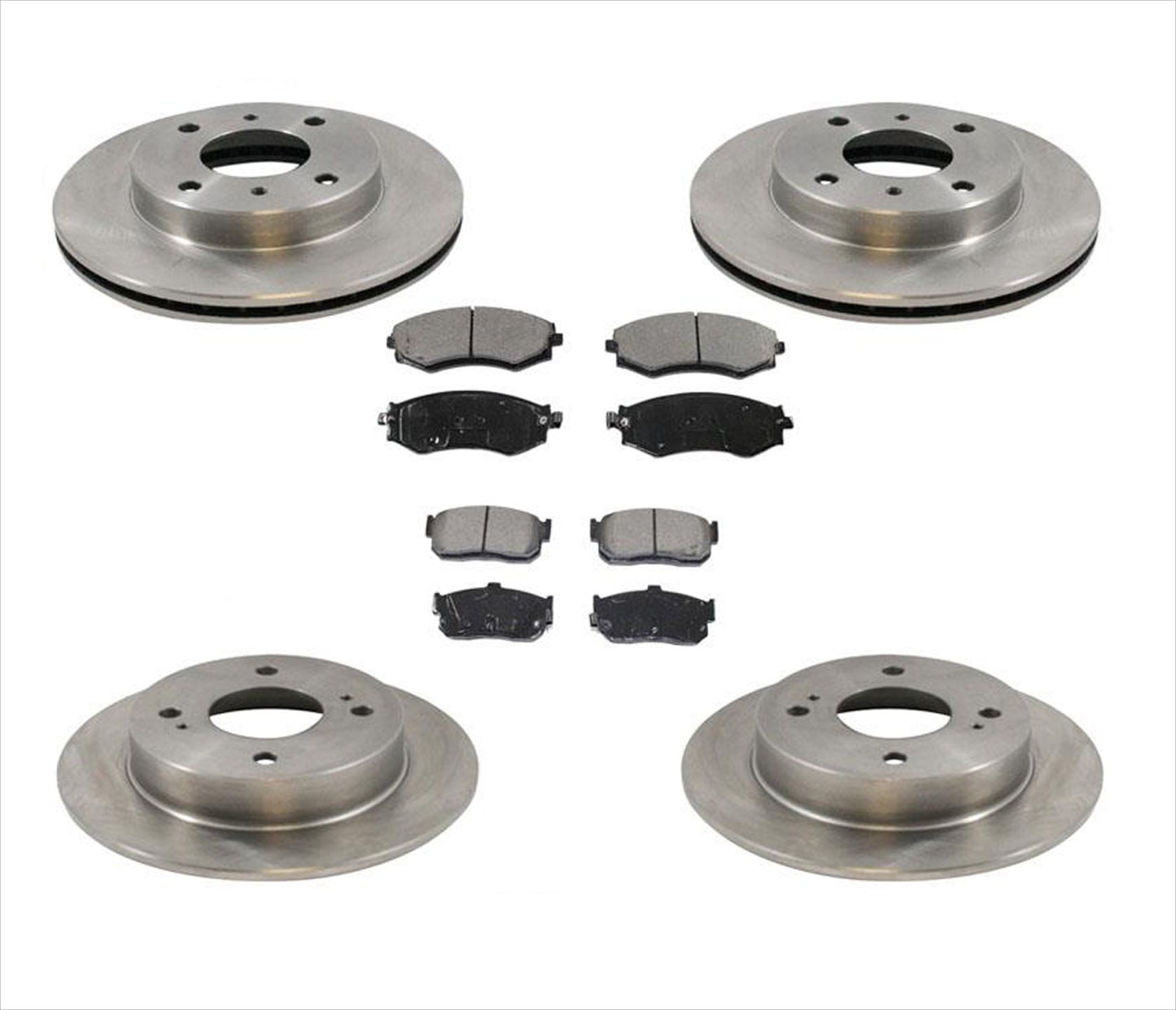 Front & Rear Rotors & Ceramic Pads for Infiniti G20 1991-1996 6pc Kit