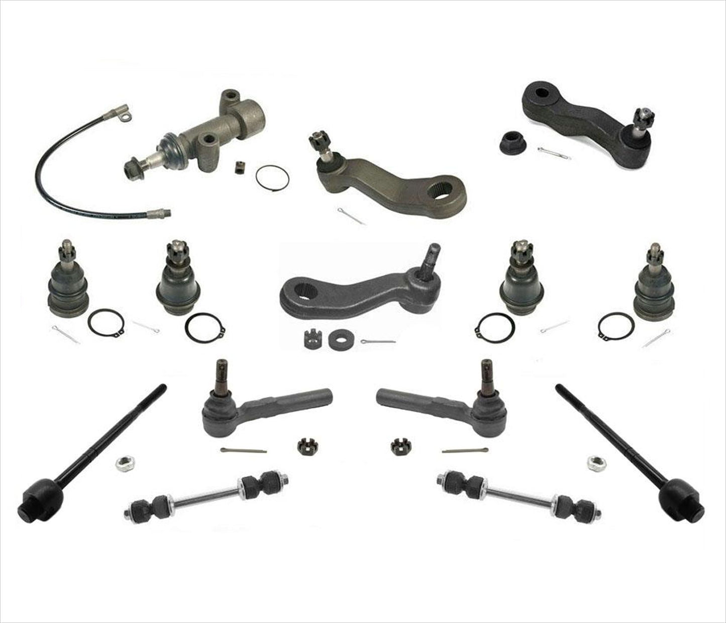 Varillas de amarre de bola de brazo Pitman loco para GMC Silverado 1500 tracción trasera 99-06