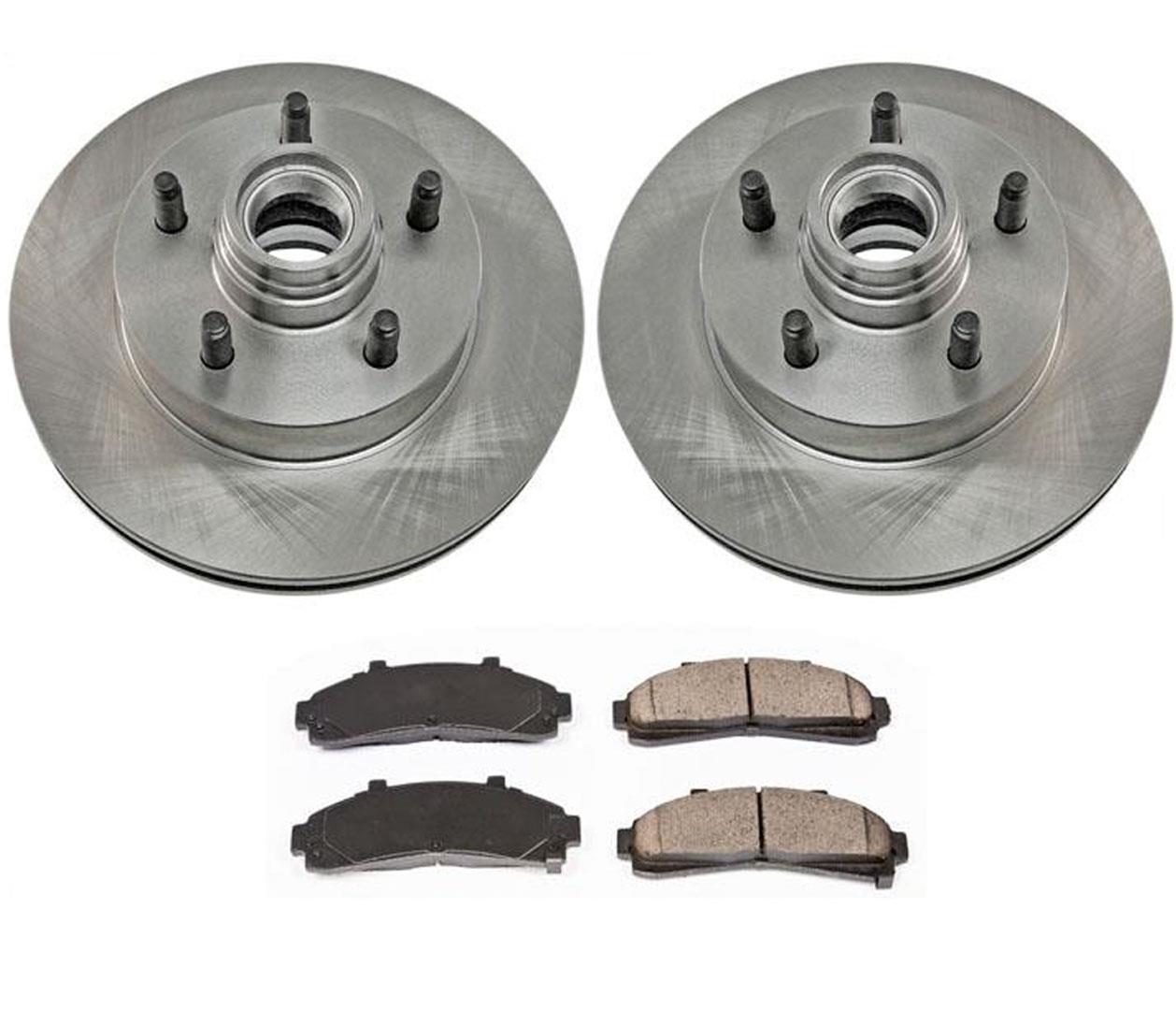 for 98-02 Ranger Rear Wheel Drive With 4 Wheel ABS Brakes Disc Brake Rotors Pads