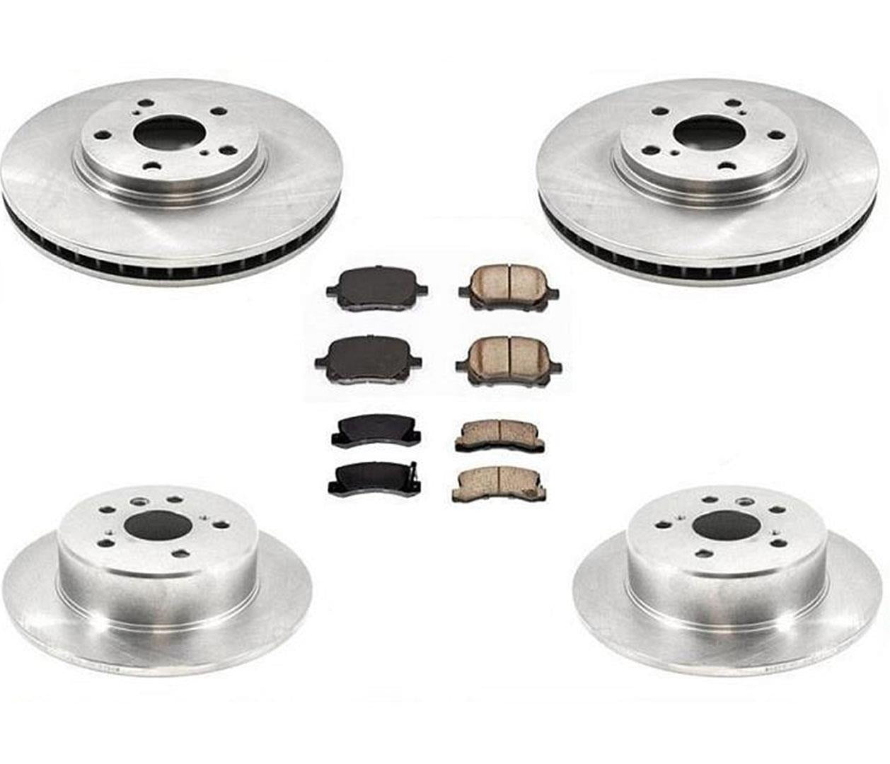 Front and Rear Brake Rotor Brake Pads for Lexus RX300 All Wheel Drive 1999-2001