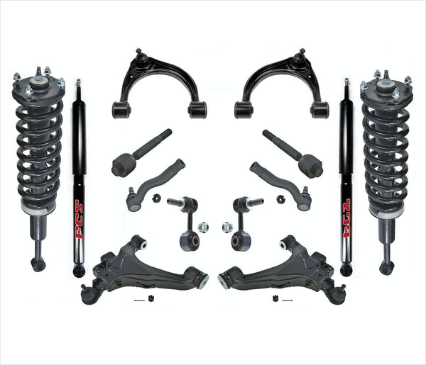 Front Struts Rear Shocks Upper & Lower Control Arms + 6 Pcs Kit For Tundra 07-13