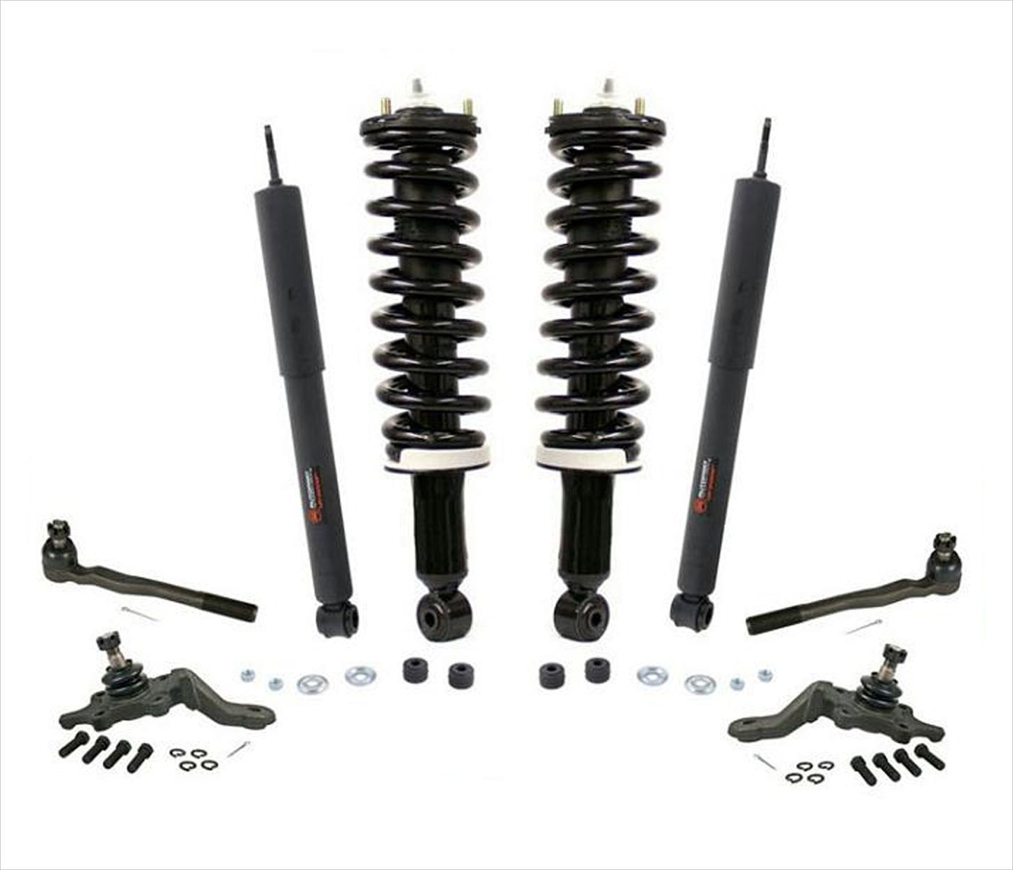 Front Struts Rear Shocks Tie Rods Ball Joints for Toyota 4Runner 1996-2002