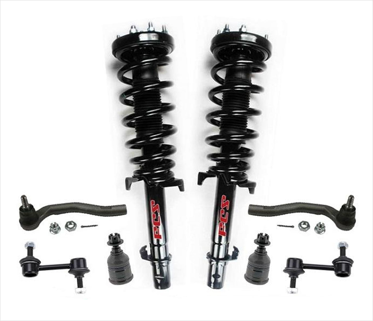 Nuevos puntales delanteros, varillas de amarre, enlaces de barra estabilizadora para Acura TL SH 09-14 con tracción total