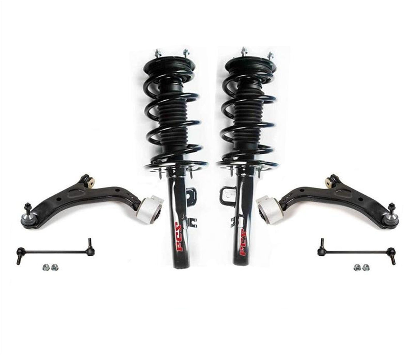 Front Complete Coil Spring Struts For 10-12 Taurus 3.5L Non Turbo 6Pc