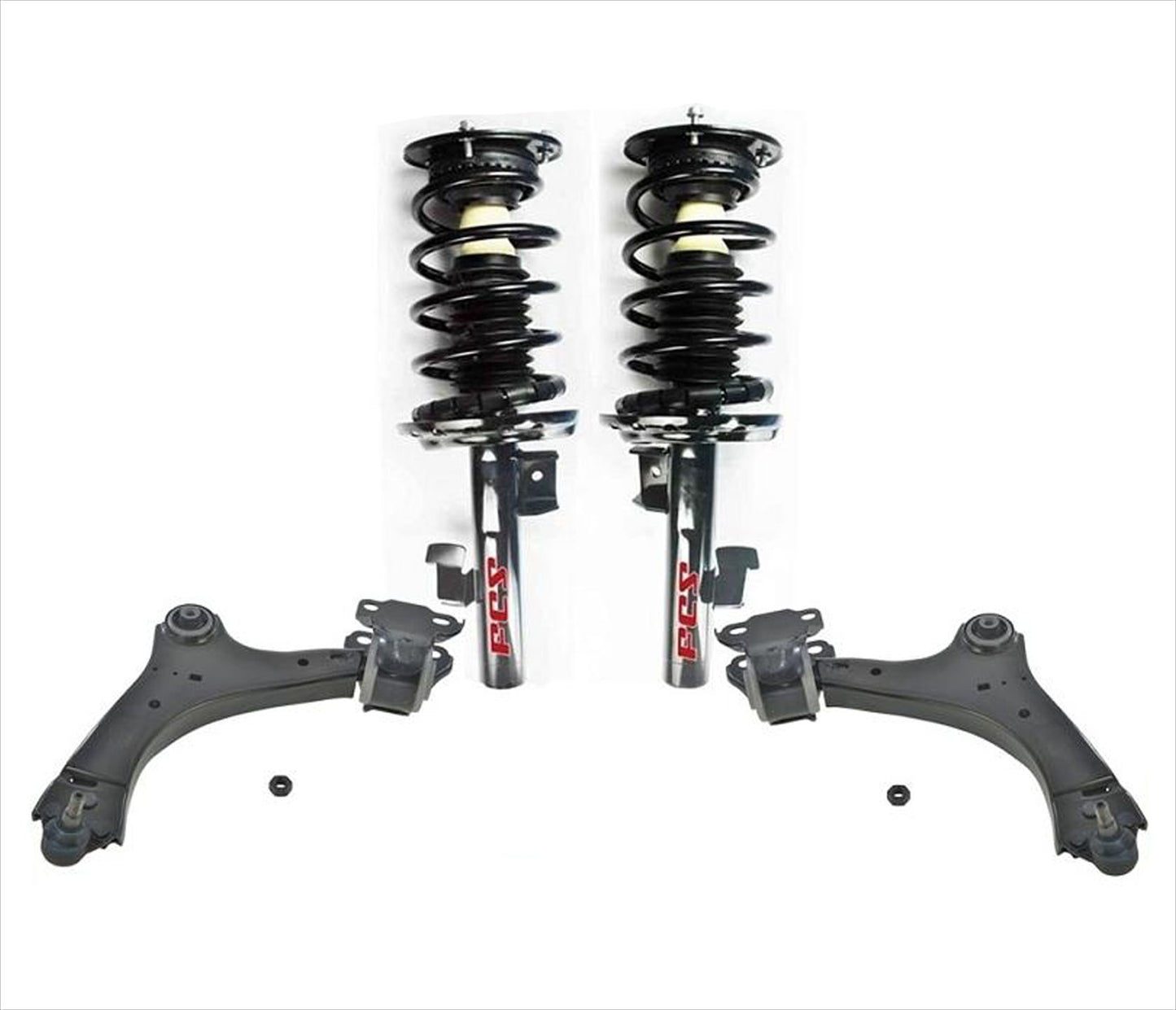 Nuevos puntales de resorte de bobina completos no electrónicos Frt para 07-13 S80 3.2L Sedan 4 piezas