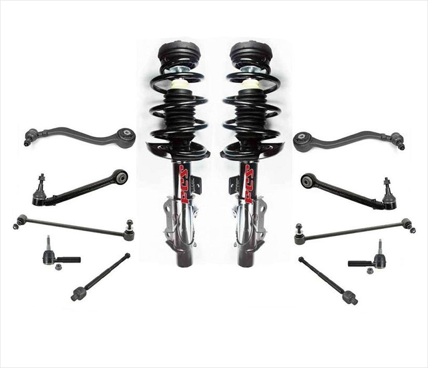 Control Arms Front Complete Coil Spring Struts For 10-12 3.6 V6 Camaro 12pc