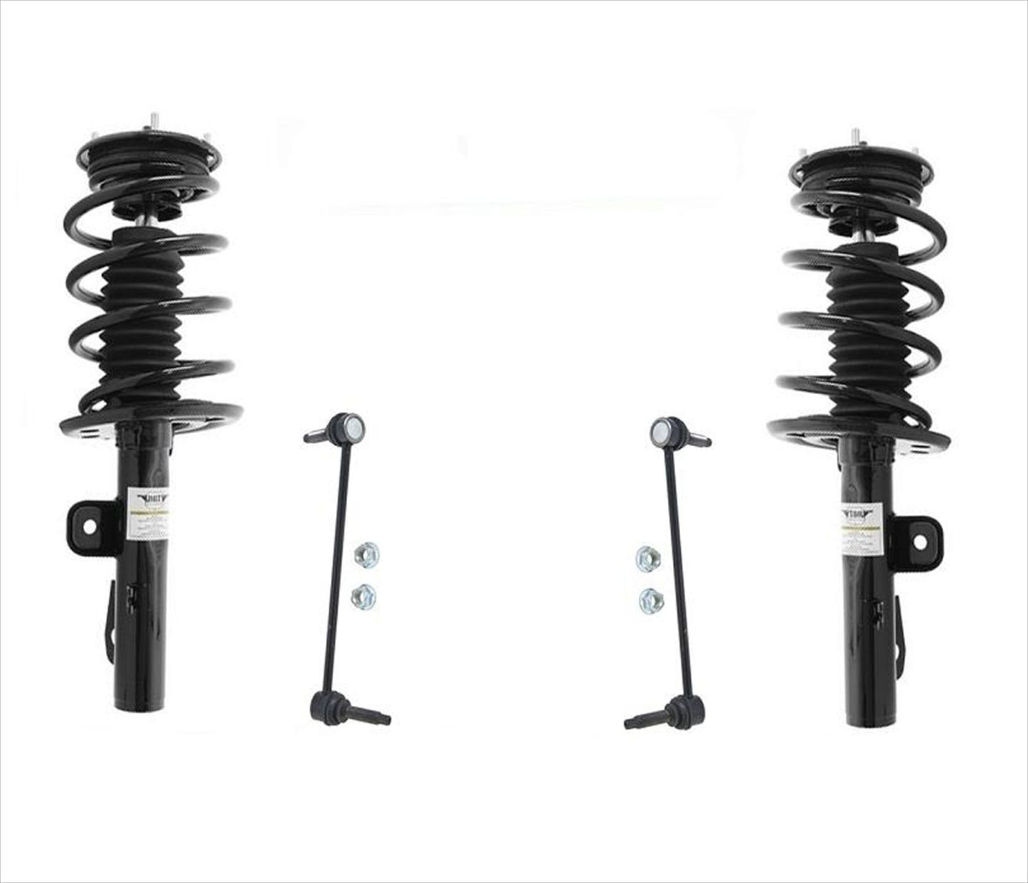 Front Complete Struts & Sway Bar Link For Ford Flex 2010-2012 Non Turbo Models