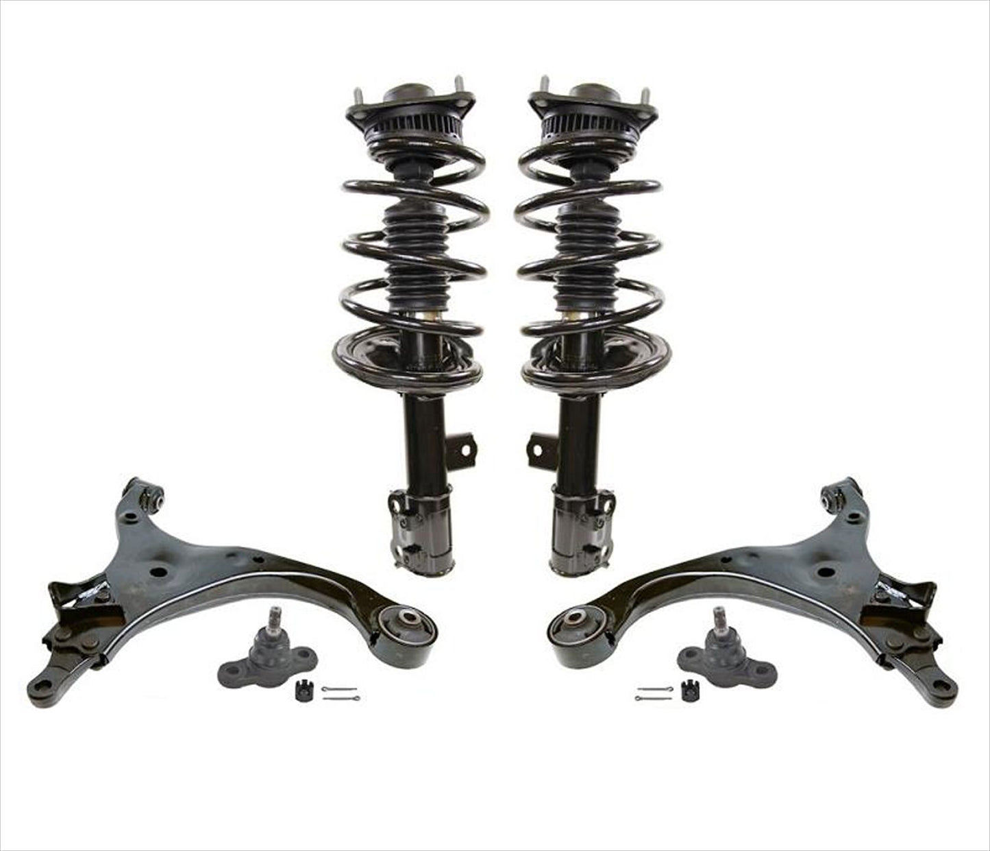 Front Complete Struts & Chassis Kit 6Pcs For 10-13 Kia Forte & Forte Koup