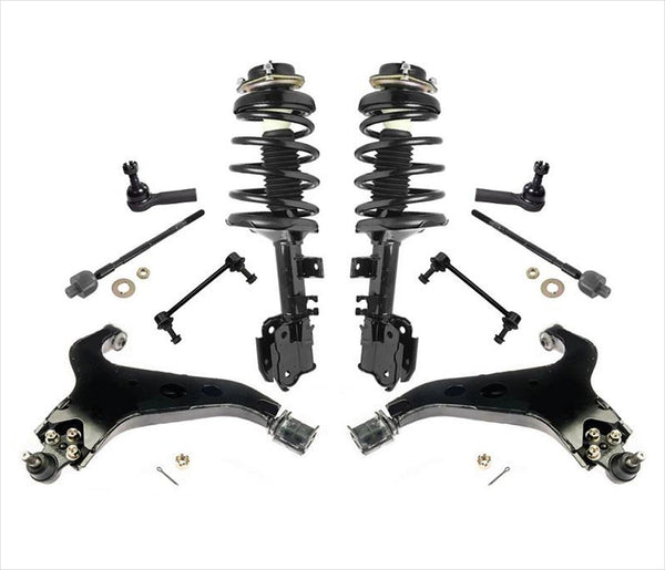 Para Pathfinder 4 Wheel Drive 02-04 Brazos de control de puntales delanteros, varillas de amarre y enlaces