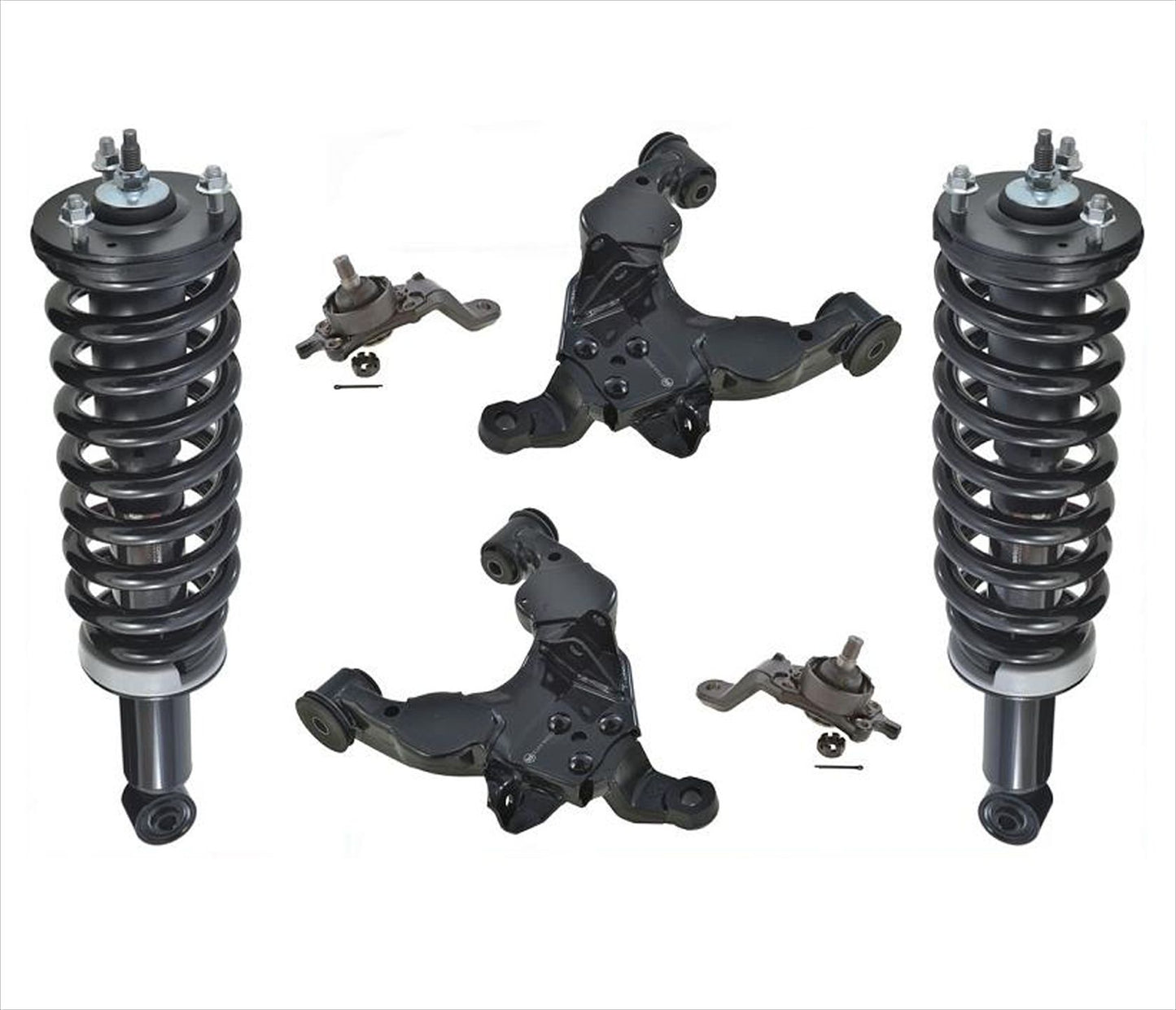 Front Struts Lower Control Arms & Ball Joints For Toyota Sequoia 2004-2007