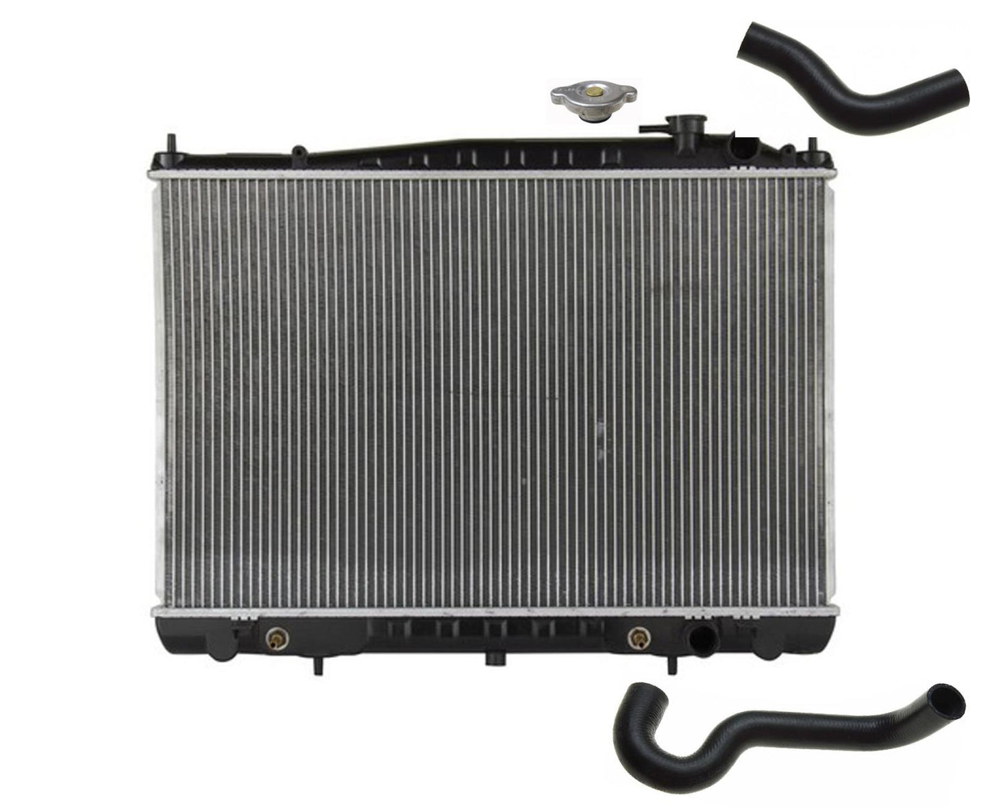 Radiator W Hoses & Cap for Nissan Xterra 3.3L Natural 2000-2004 21460-4S100