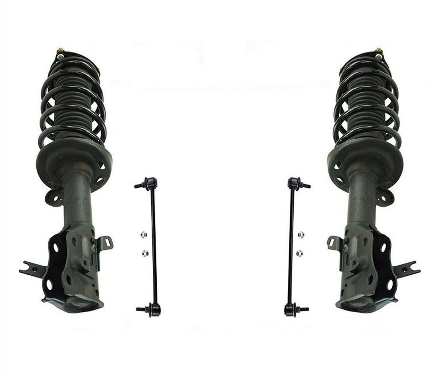 Puntales delanteros completos y enlaces de barra estabilizadora para Honda Civic 2012-2015 sedán de 4 puertas