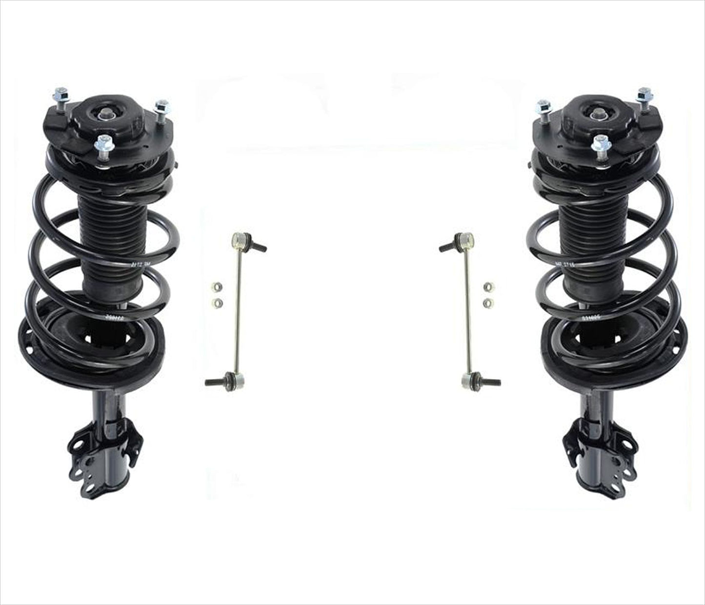 Front Struts Assembly & Front Sway Bar Links For Toyota Sienna 07-10 7 Passenger