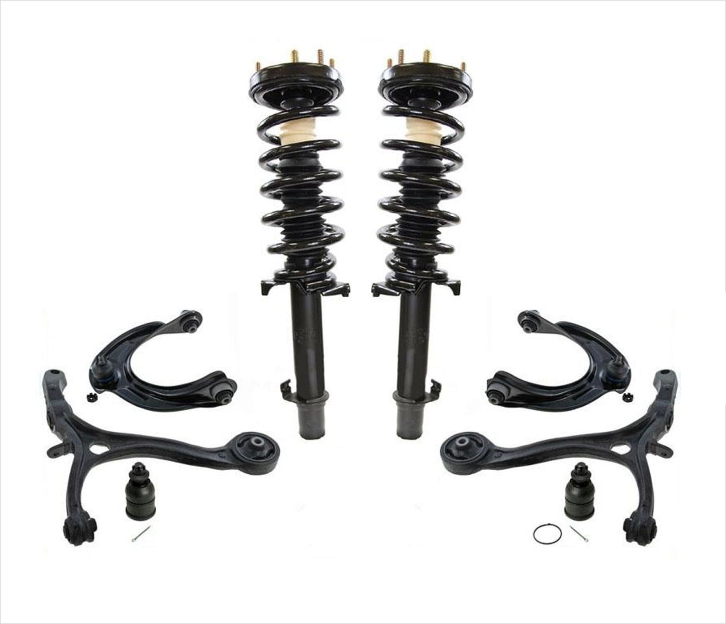 Front Struts & Steering Kit for Acura TSX 09-14 5 Speed Automatic Transmission