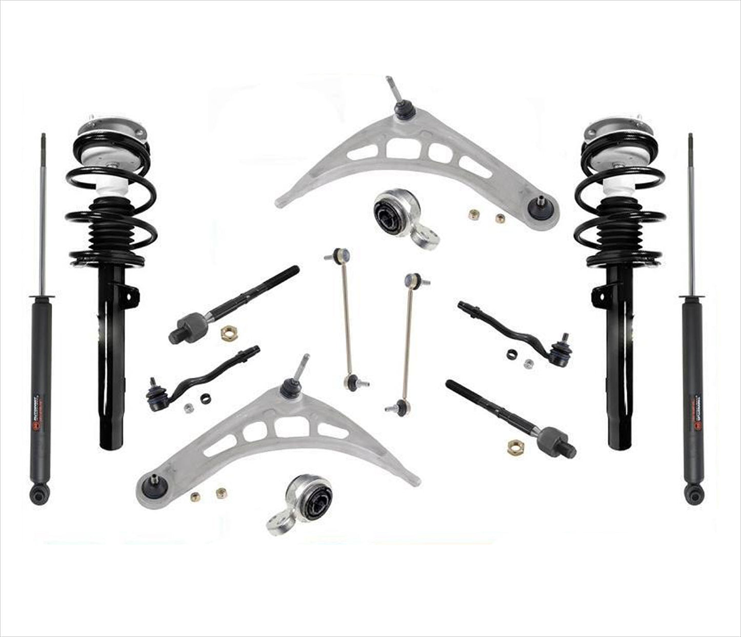Ft Coil Struts & Suspension Kit Rear Shocks For 01-05 325I Sedan Rear Wheel Drv