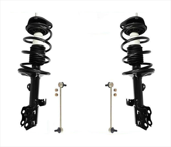 Fits 09-13 Toyota Corolla Built In Japan Front Complete Struts & Sway Bar Links