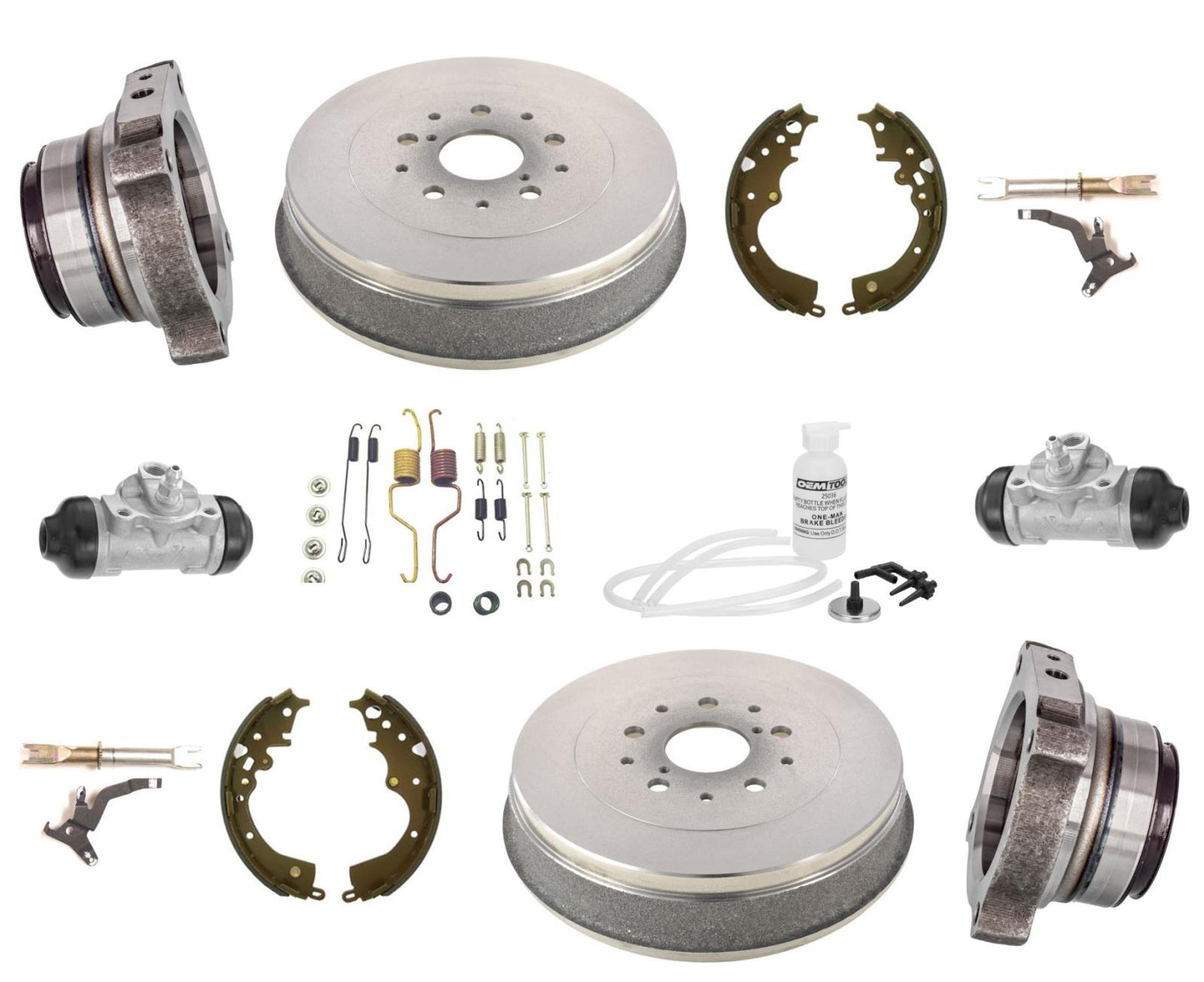 Para Toyota Tacoma 2005-2015, tracción trasera, 5 pernos, kit de cojinetes de eje, 11 piezas