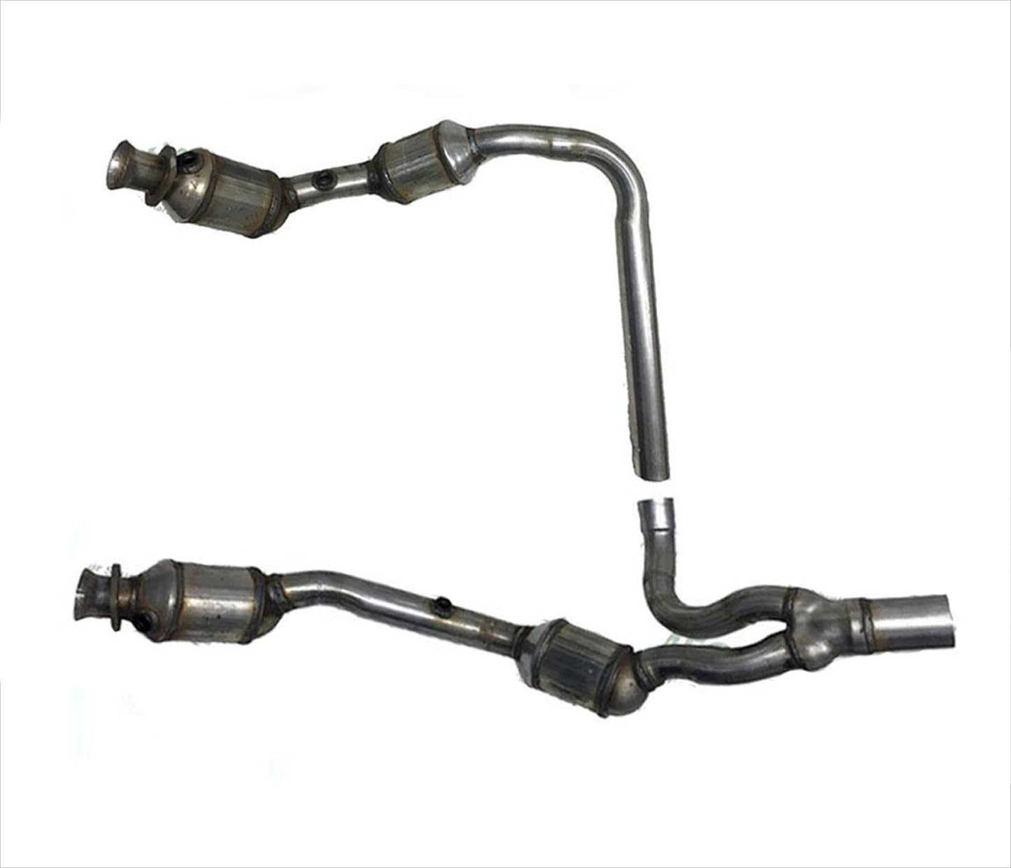 Convertidor catalítico de tubo Y de motor (4) fabricado en EE. UU. Se adapta a Jeep Wrangler 10-11