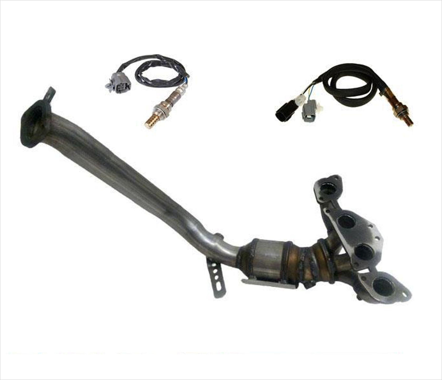 Front Catalytic Converter With (2) O2 Sensores for Mazda CX7 2.3 Turbo 07-09