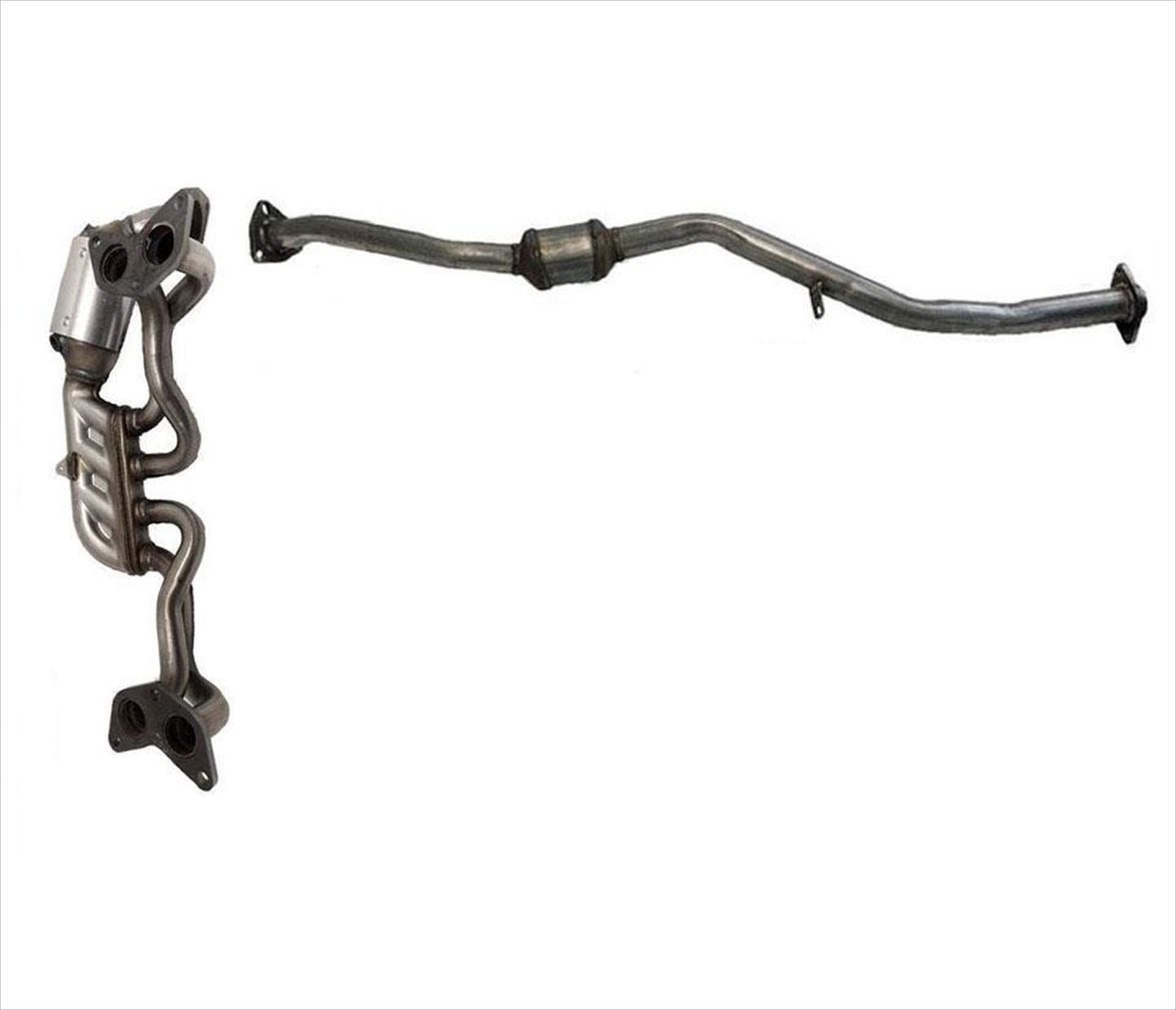 Front & Rear Catalytic Converter & Pipe fits for Subaru Forester 2.5 11-15