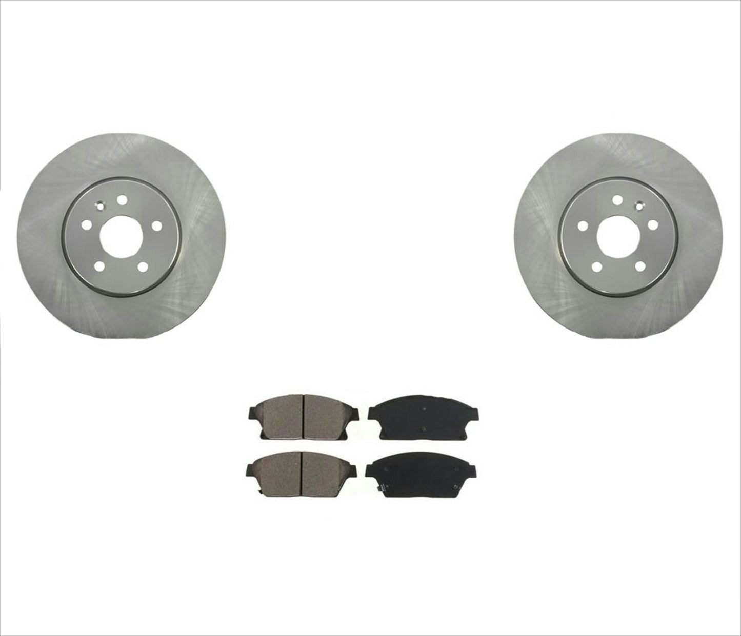 Fits For 2013-2019 Buick Encore 1.4L Front Disc Brake Rotors & Ceramic Pads
