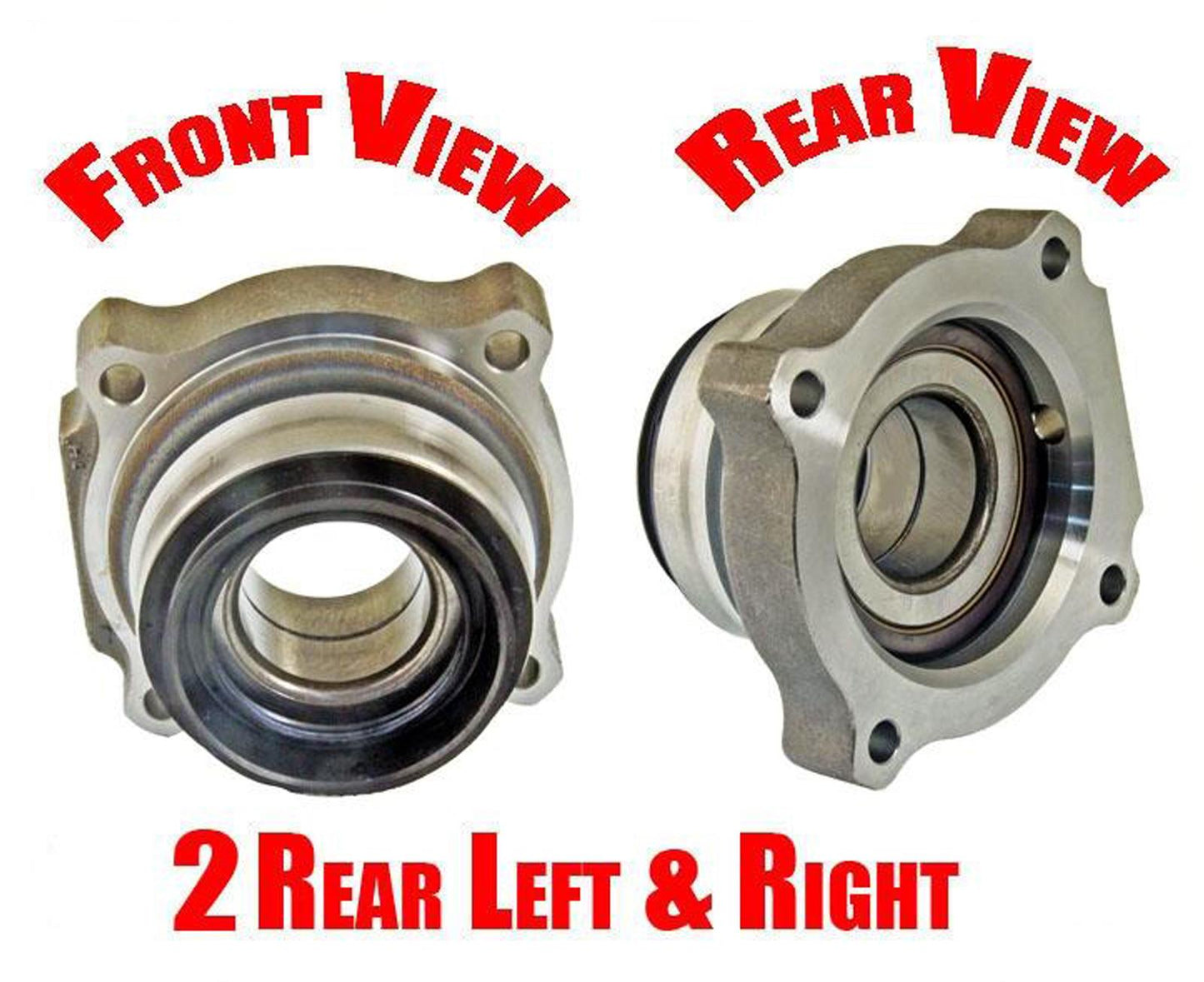 Para Toyota Tacoma 05 a 19 (2) Conjunto de cojinetes de eje TRASERO 100% nuevo y probado