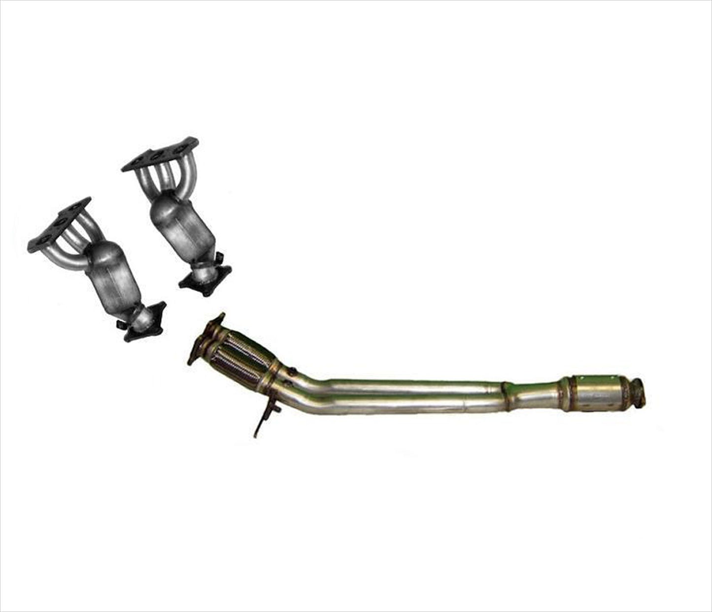 Para Volvo S80 motor no turbo 02-04 colector y convertidores catalíticos fabricados en EE. UU.