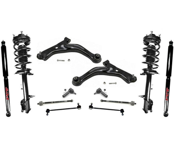 Fits 10-12 Escape Complete Struts Control Arms Tie Rods Sway Bar Link