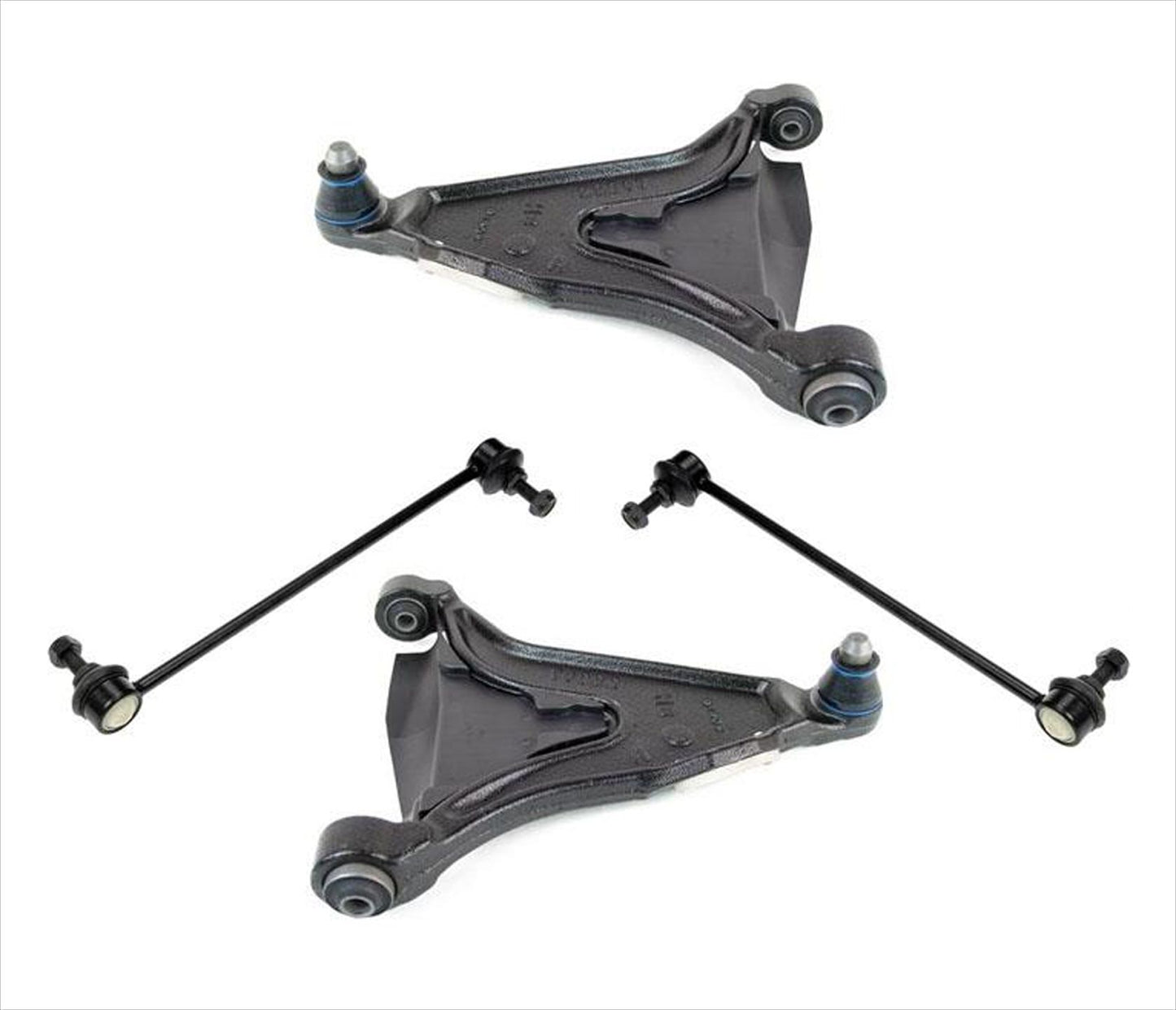 Brazos de control inferiores delanteros con juego de eslabones de barra estabilizadora de rótula para Volvo 94-97 850