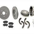 Fits 1992-1999 Toyota Camry Front Brake Rotors Pads Rear Drums Shoes Spring kit