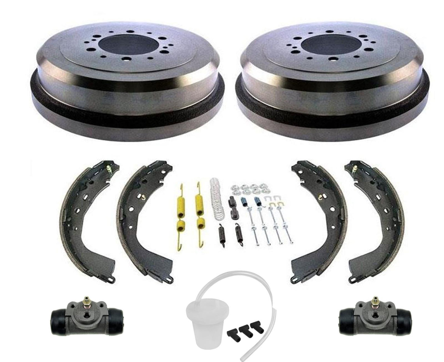 Rear Brake Drums Brake Shoes Brake Spring for Toyota Tundra 2004 2005 2006