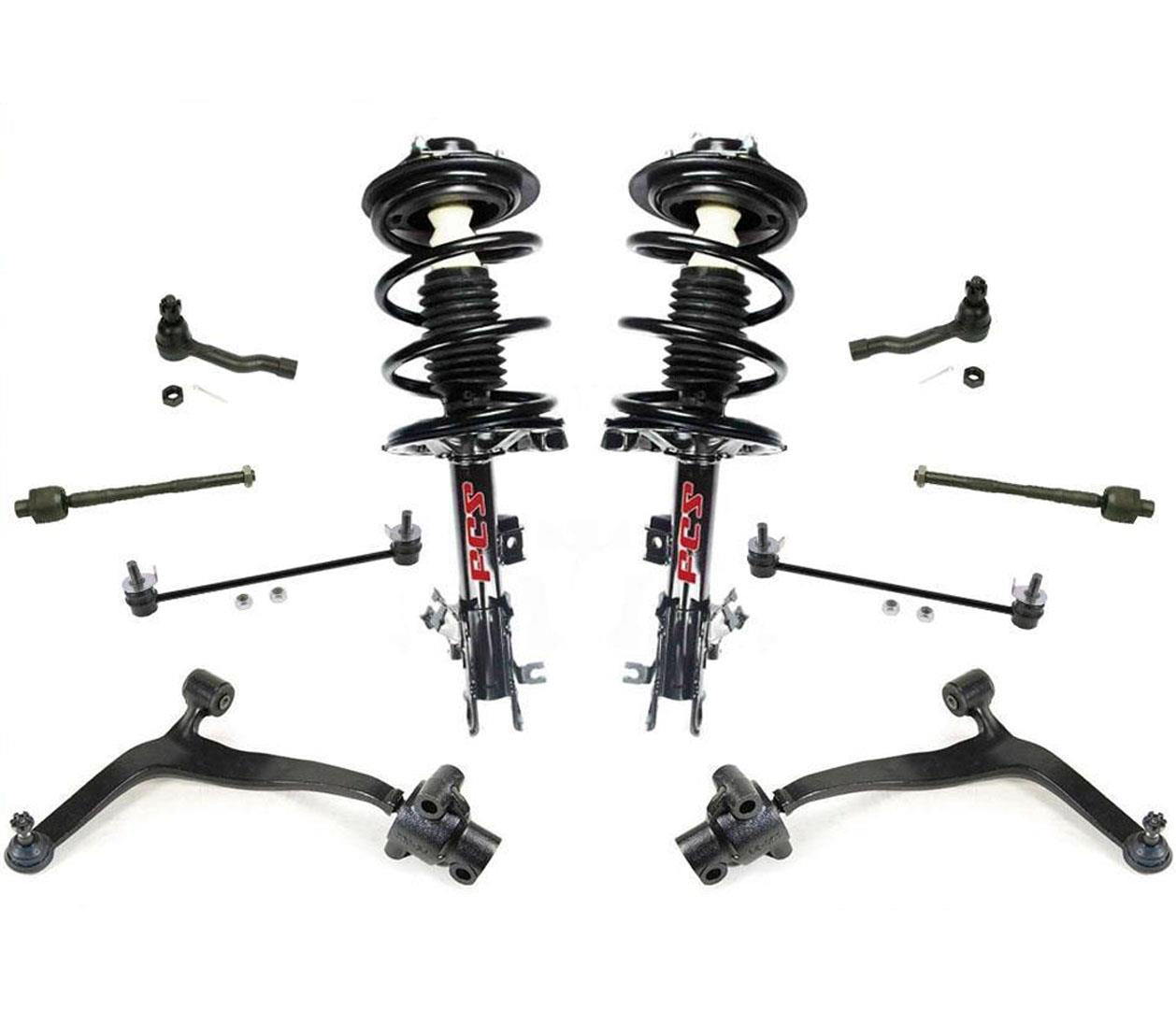 Brazos de control inferiores de puntales delanteros, 10 piezas, para Infiniti FX45 03-08 con tracción en todas las ruedas