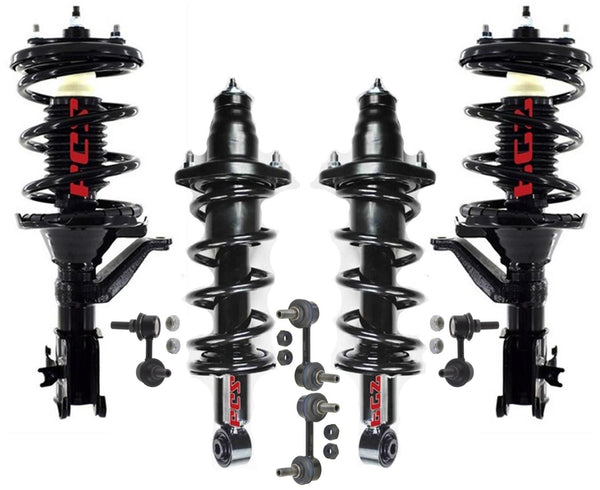 Front & Rear Coil Spring Struts for 2002-2003 Honda Civic Si Hatchback 2.0L 8pc