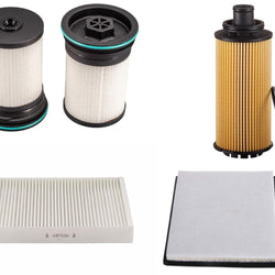 Diesel Fuel Air Oil Filters REF 52100212 For 16-21 GM Colorado 2.8L Diesel 4pc