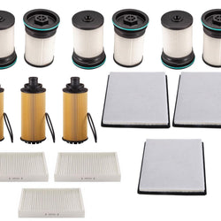 Diesel Fuel Air Oil Filters REF 52100212 For 16-21 GM Colorado 2.8L Diesel 12pc