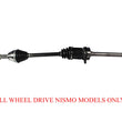 For All Wheel Drive 11-17 Nissan Juke Nismo AWD Front Pass Side CV Drive Axle