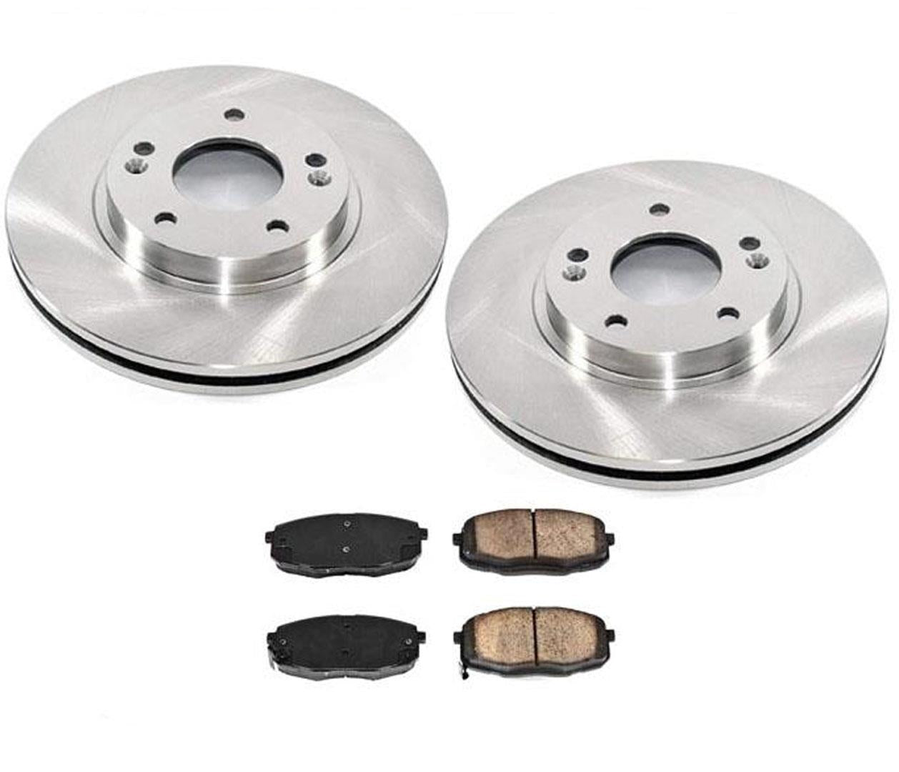 Front Brake Rotors & Ceramic Pads for Kia Forte SX 2.4L 2010-2013