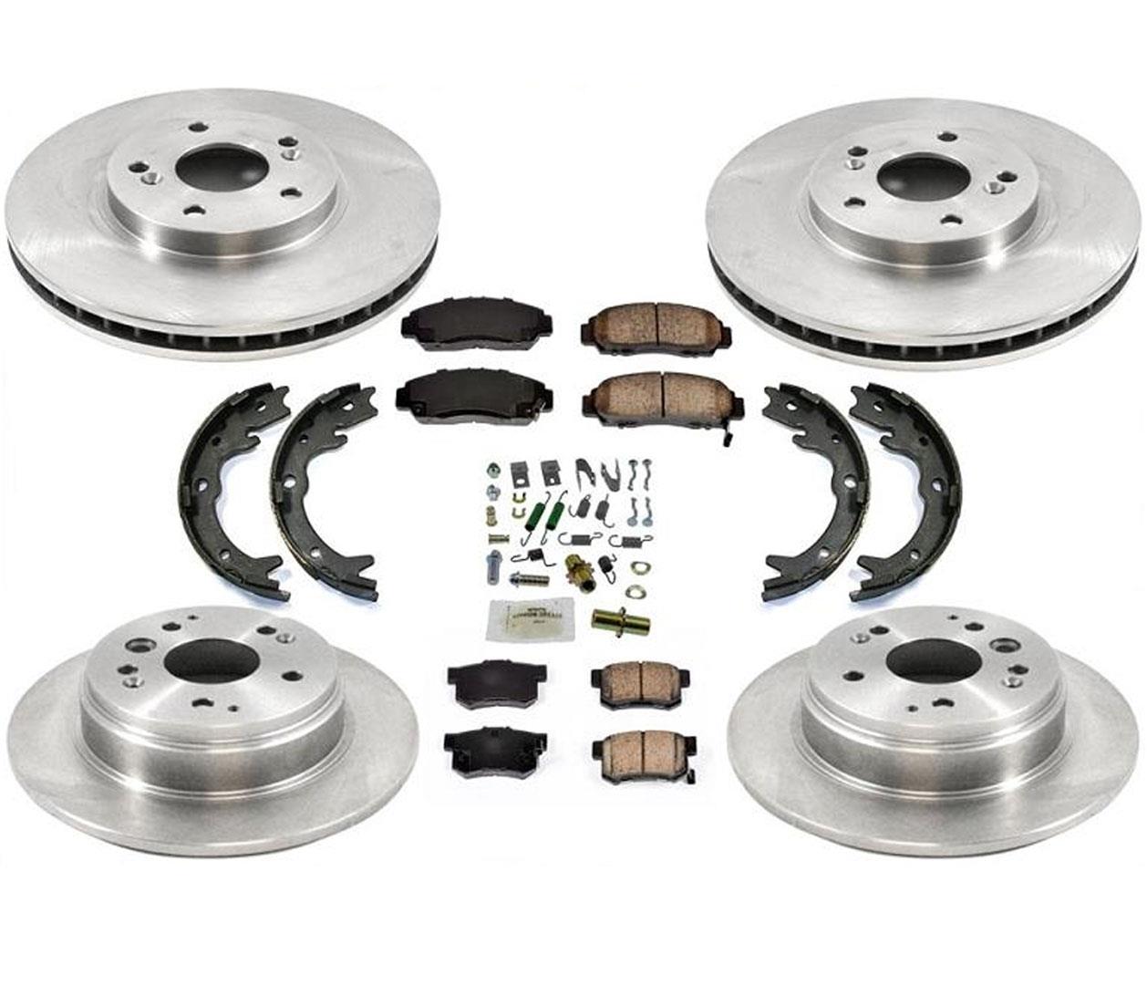 Disc Brake Rotors Disc Brake Pads For Acura TL 3.2L 3.5 2004 2005 2006 2007 2008