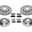 Fits 07-16 Jeep Compass With 302MM Rear Rotors Front & Rear Disc Brake Rotor