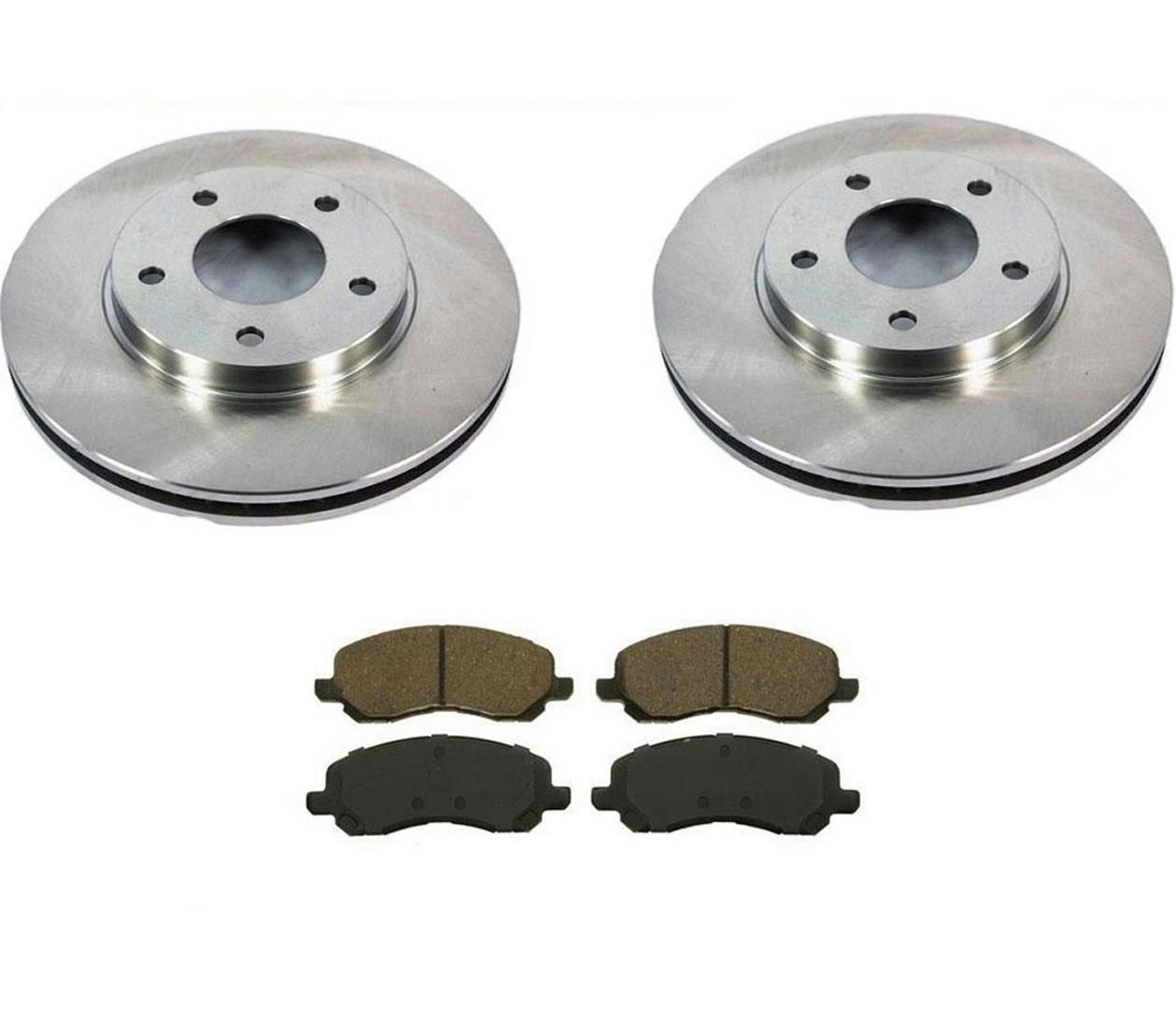 Front Rotors Pads Fits 07-11 Dodge Caliber Natural Aspirated 276mm Front Rotors