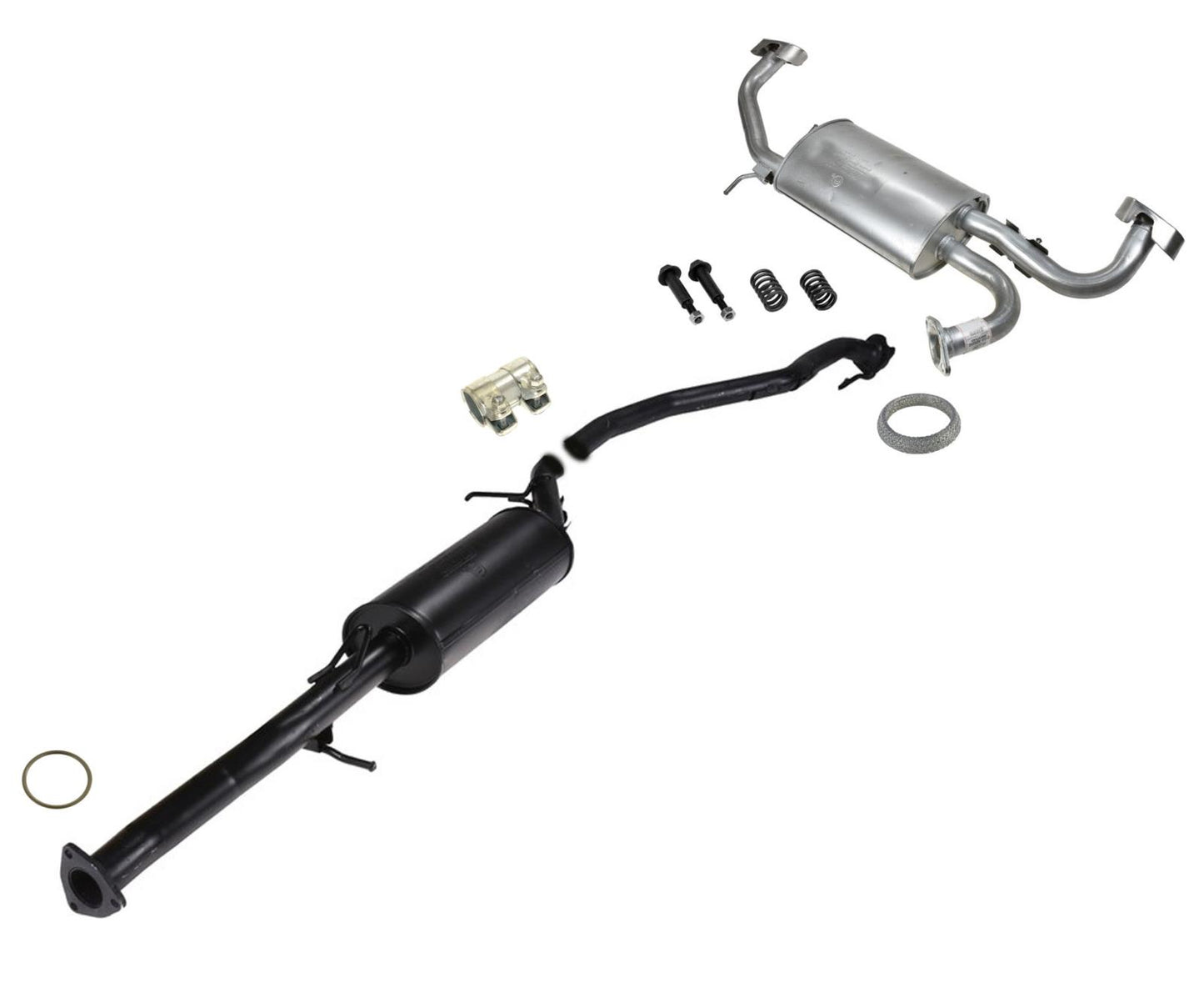 After Converter Middle Resonator & Muffler For Acura RDX 2.3L 2010-2012
