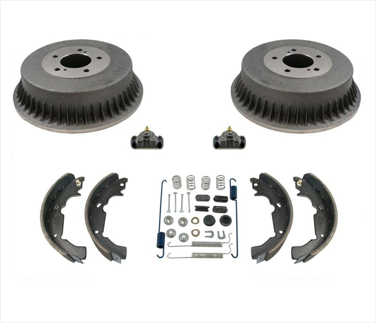 Fits99-02 Nissan Quest Villager (2) Brake Drums & Shoes & Cylinders Springs