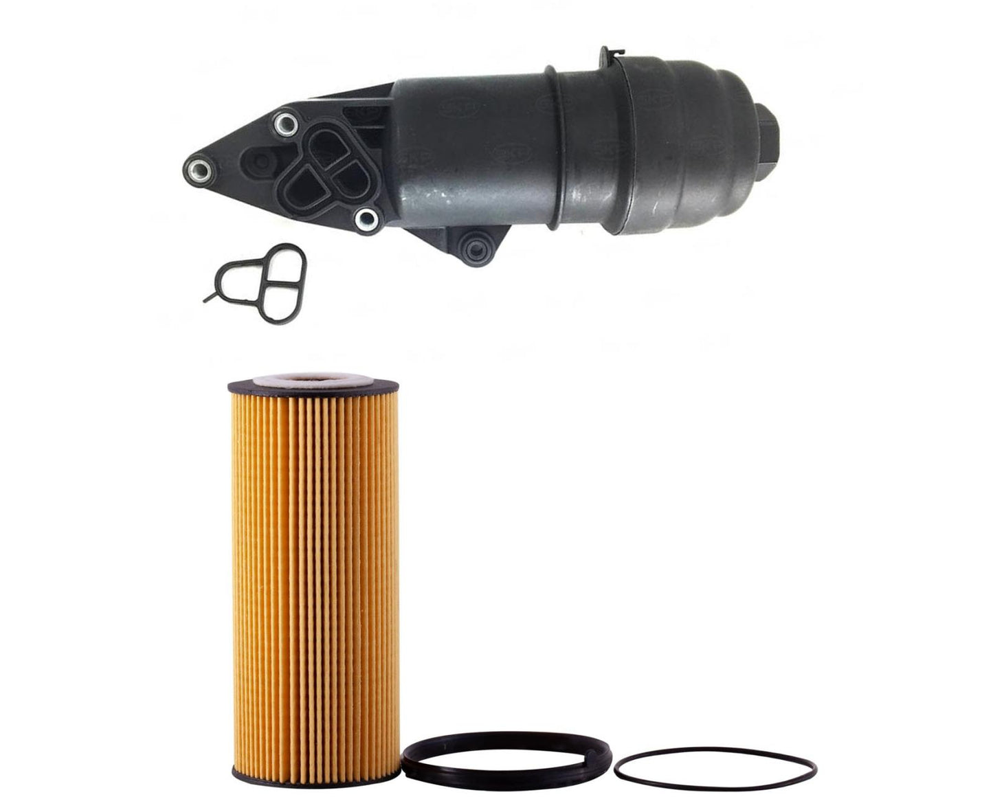 Engine Oil Filter Housing W Filter For 2005-2012 Audi A4 3.2L REF 06E115405C