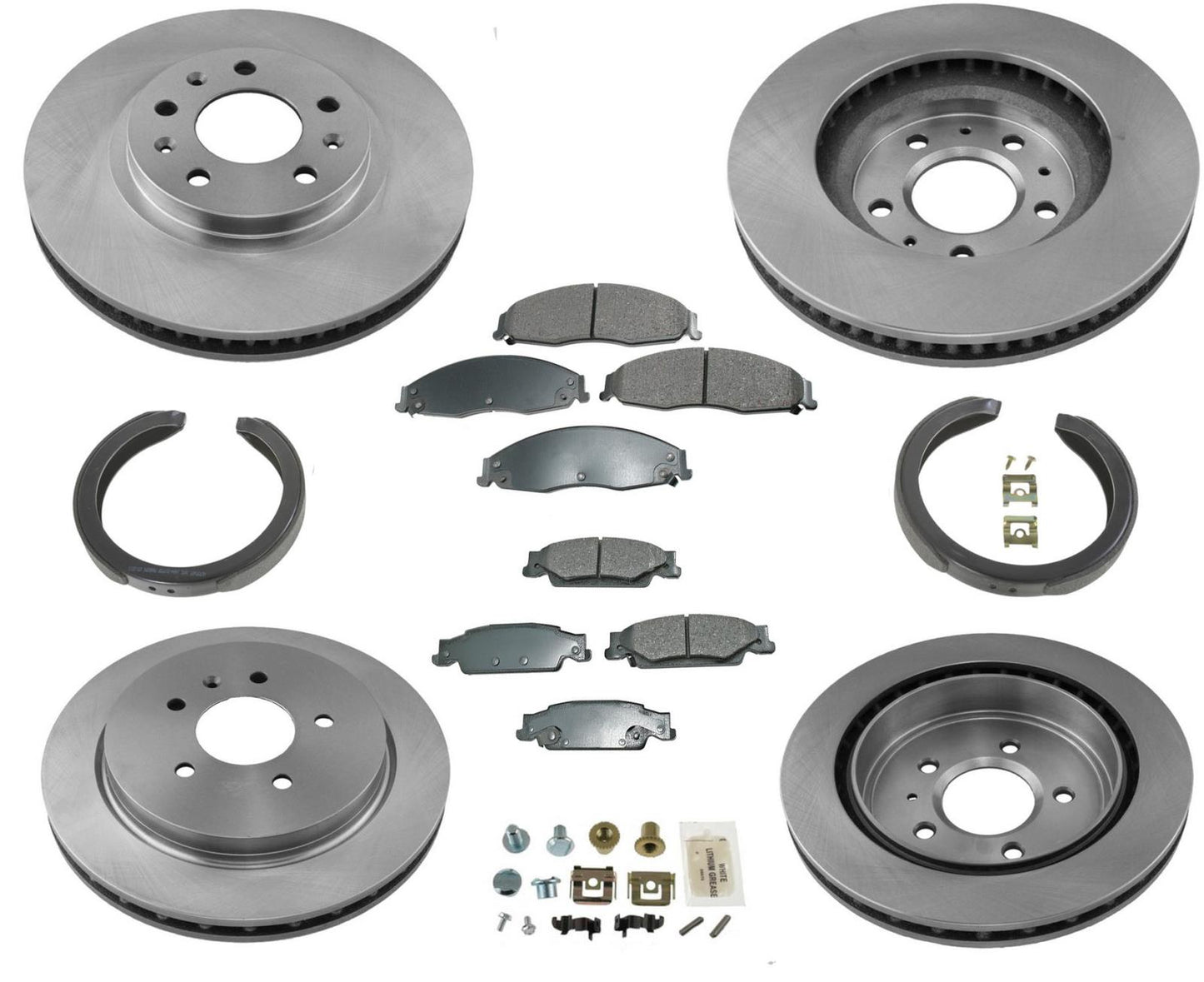 For 2003-07 Cadillac CTS FE1 Brakes 11 13/16 Inch Front Brake Rotors Brake Pads