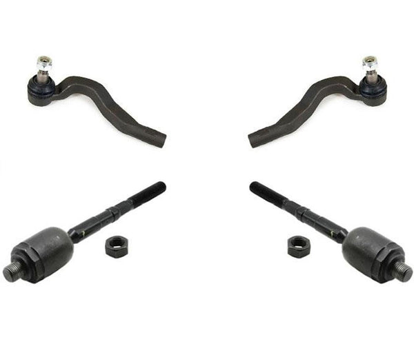 For 98-03 Mercedes E320 4 Matic All Wheel Drive Inner & Outer Tie Rods 4pc