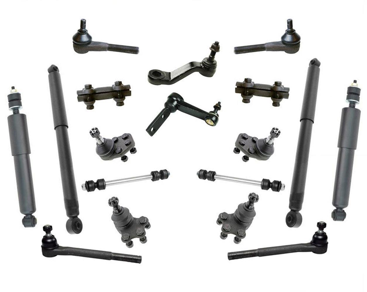 Kit de suspensión y chasis de 18 piezas para Dodge Ram Pick Up 1500 con tracción trasera 00-01