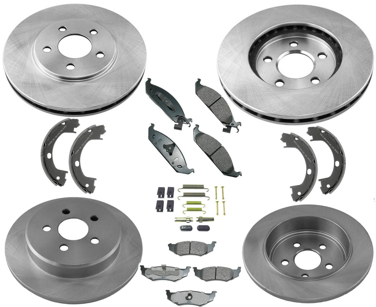 Para rotores de freno de disco y pastillas de cerámica Chrysler Sebring Convertible 96-00