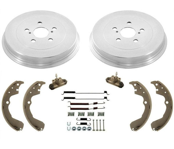 Se adapta a tambores y zapatas traseras Matrix 03-08, cilindros y resortes de rueda con tracción delantera.